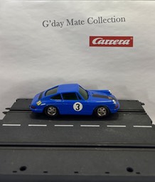 40412 Porsche 911 - blau - Rauchglas - Haube schwarzer Streifen - Nr3 - F16