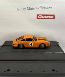 40412 Porsche 911 - orange - Rauchglas - Haube schwarzer Streifen - Nr4 - F16