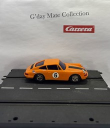 40415 Porsche 911 - orange - Rauchglas - Haube schwarzer Streifen - Nr6 - F16