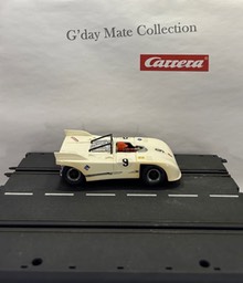 40417 Porsche 908 - weiss - Streifen keine - Motor chrom - Heckmotor chrom - Flügel lang spitz - Nr9 - F21