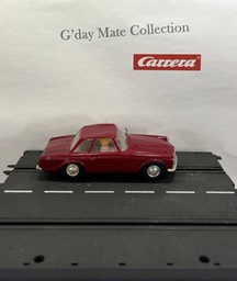 40420 Mercedes 230 SL - dunkelrot - schwarze Streifen Kofferraum - Beleuchtung - F17 chrom