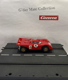 40433 Ferrari 312P - rot - ohne Streifen - Motor chrom - Chassis offen - Nr4 - F2 gold