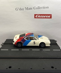 40445 BMW M1 - weiss - blau-violett-rote  Streifen - Nr5 _F27 grau