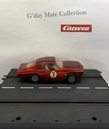 40447 Opel Manta - rot - schwarzer Streifen auf Haube Dach Kofferraum - Nr7 - F27 grau
