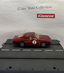 40447 Opel Manta - rot - schwarzer Streifen auf Haube Dach Kofferraum - Nr2 - F27 grau