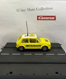 40473 VW Golf - gelb - weisses Dach - ADAC Strassenwacht - F20 grau
