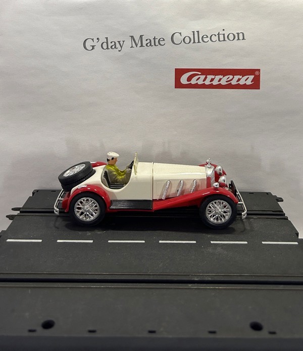 40478 Oltimer Mercedes SSK - weiss-rot - F35 chrom