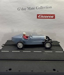 40486 Oltimer Bugatti - silberblau - F36 chrom