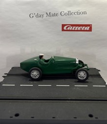 40486 Oltimer Bugatti - dunkelgrün - F36 chrom - Replika