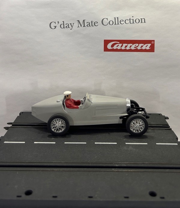 40486 Oltimer Bugatti - grau - F36 chrom - Replika