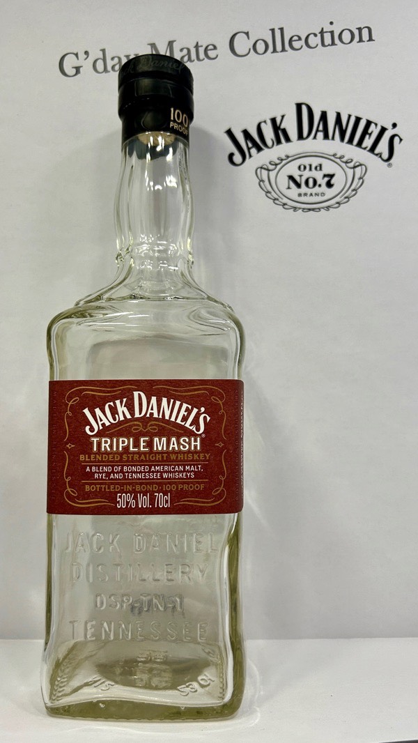 750ml Jack Daniels Whiskey Triple Mash - Blended Straight Whiskey