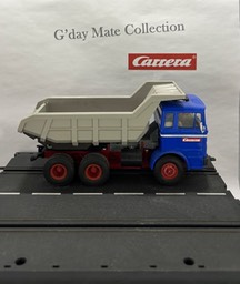 82505 LKW Muldenkipper - blau - ohne Schalter - F43-44 rot