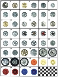 Carrera Universal Felgenvarianten