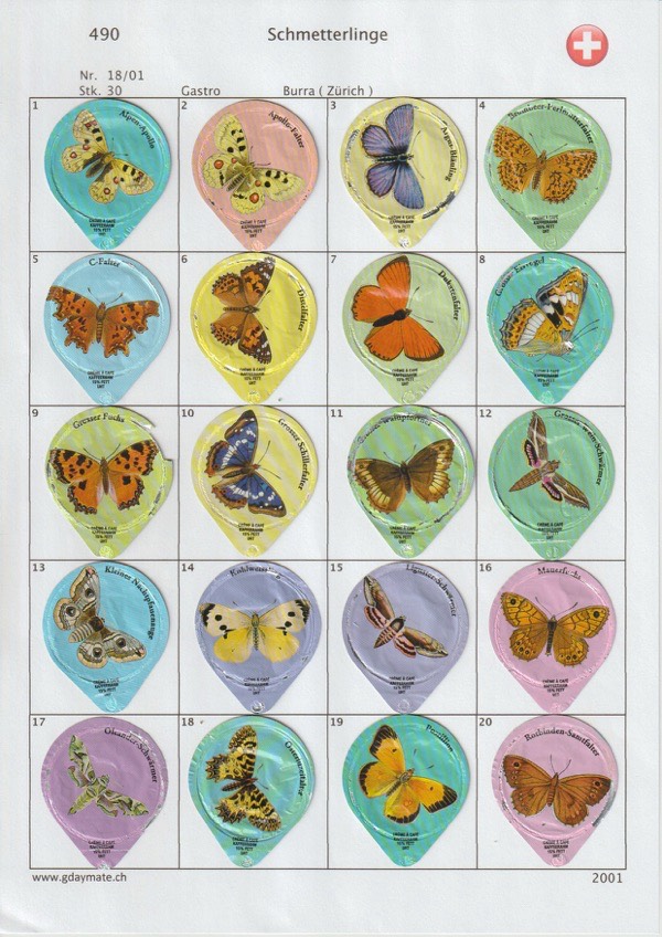 SUI_01-18 490-A Schmetterlinge 1-20