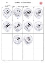 SUI_91-109 109-A Alphabeth mit Gartenblumen 17-26-R
