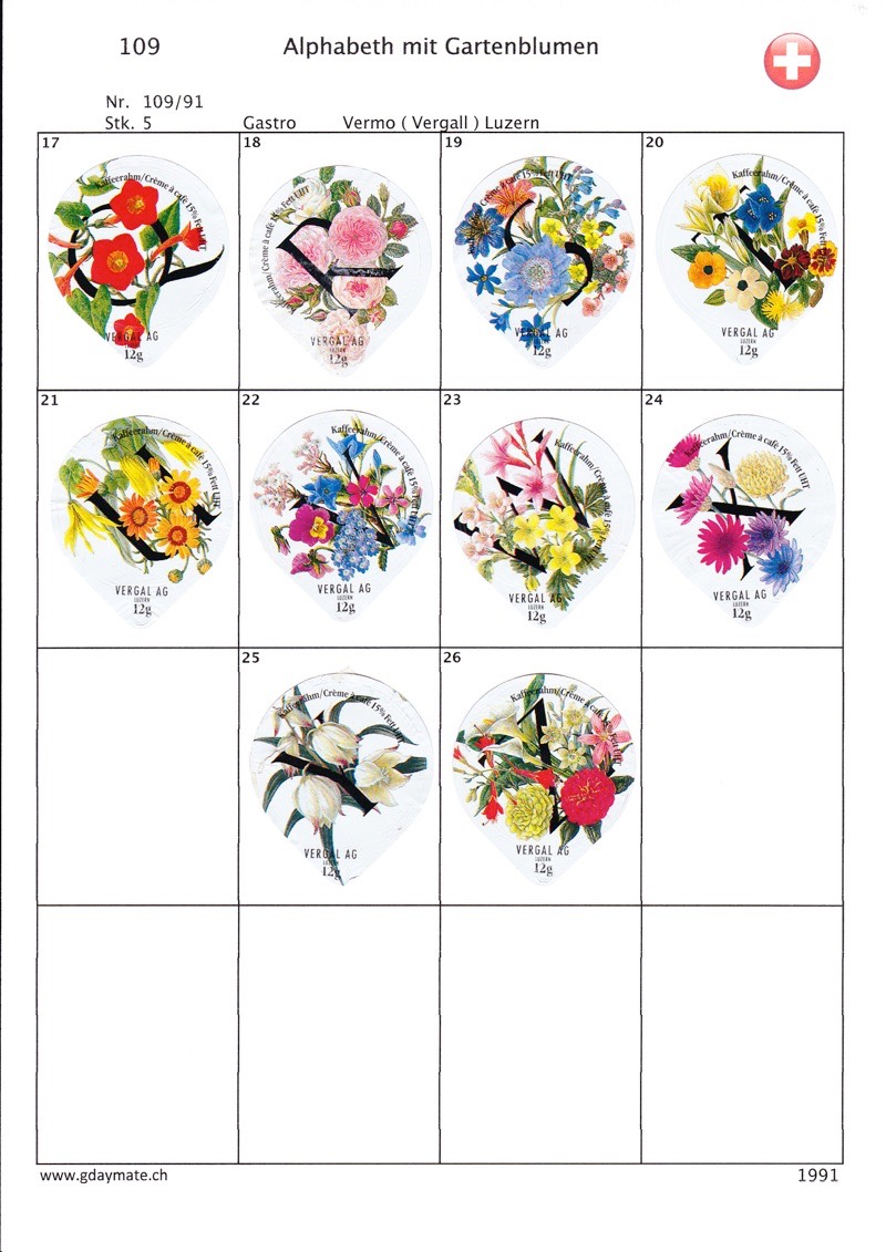 SUI_91-109 109-A Alphabeth mit Gartenblumen 17-26-V