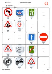 SUI_93-15 PS-A Verkehrszeichen I 1-20